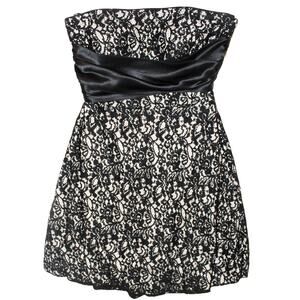 White House Black Market Lace Cocktail Dress Black